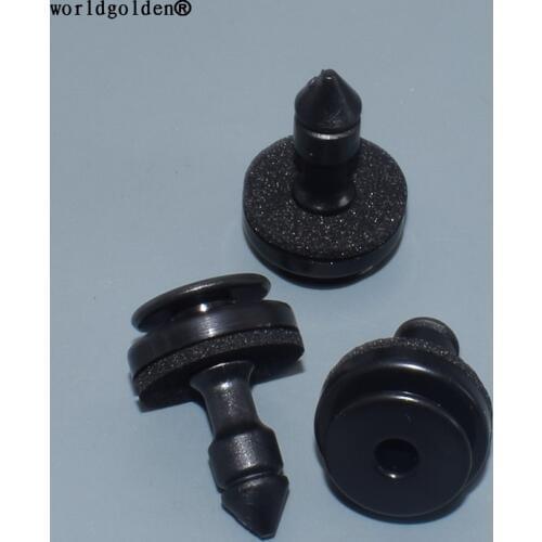 Worldgolden 100pcs plastic clip interior Trim Retaining Clip for Jaguar#C2C14628