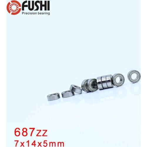 687ZZ Bearing ABEC-1 10PCS 7x14x5 MM Miniature 687Z Ball Bearings 618/7ZZ
