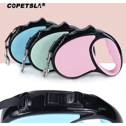 New 3M 5M Strong Pet Leash Retractable Pet Leash For Large Dogs Nylon Durable Dog Walking Leash Leads Automatic Extending Straps