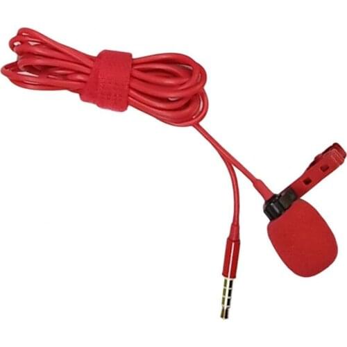 1.5/6m 3.5mm Wired Lapel Lavalier Clip On Condenser Microphone Recording Mic микрофон