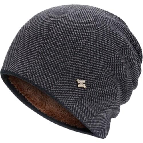 Beanies Skullies Men Thick Warm Knitted Hats Male Outdoor Caps Balaclava Gorro Bonnets Wholesale Winter Hats