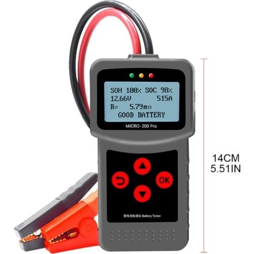 MICRO-200PRO Automobile Battery Tester Capacity Digital Car Load Discharge Part R9UC