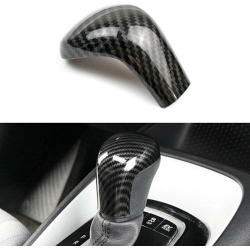 Carbon Fiber Interior Gear Shift Knob Cover Trim for Toyota Corolla 2019-2020