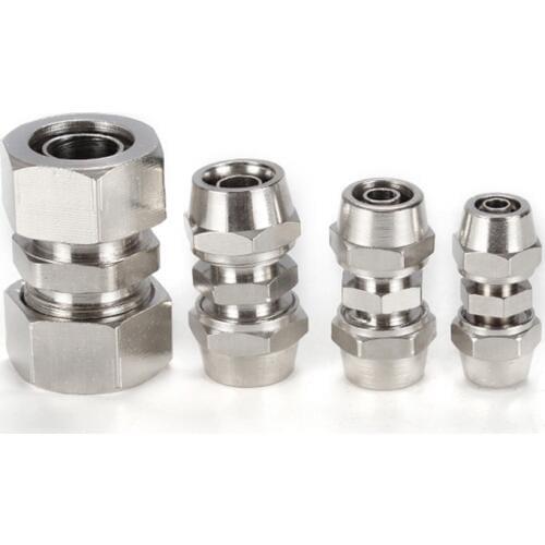 Twist Fit 4/6/8/10/12mm OD Tube Equal/Reducer SMC Lock Female Type Pneumatic Push In Connector Quick Release Air Fitting