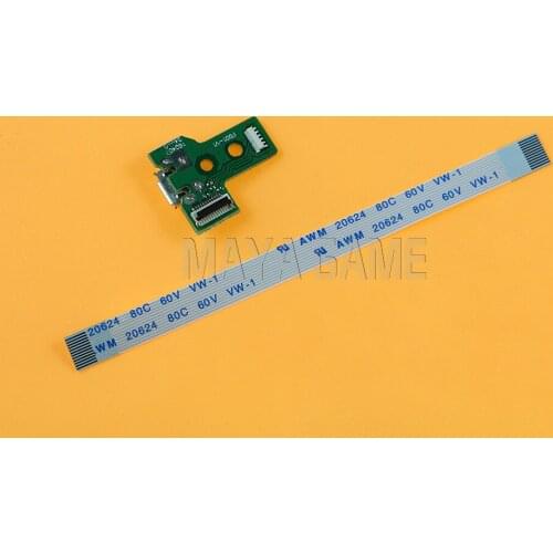 OCGAME USB Charging Power Port Socket Board For PS4 controller board JDS030 charger board with 12pin cable 20pcs/lot=10sets