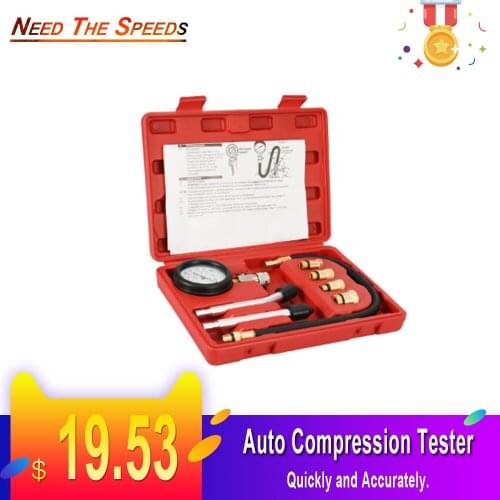0-300psi Tester Pressure Gauge Tester Kit Motor Auto Petrol Gas Engine Cylinder Car Motorcycle Pressure Gauge