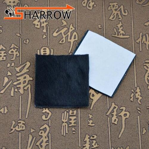 1 Pcs/3Pcs Archery Horse Hair Arrow Rest Fur Adhesive Stick Plate Traditional Recurve Bow Longbow Shotting Accessories