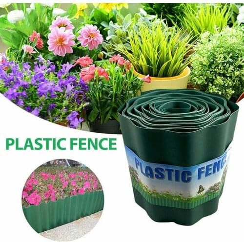 10/12/15/20CM Lawn Border Fence Garden Grass Edge Border Fence Wall Roll for Home Garden DIY Decoration Accessories EL