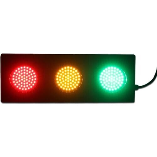 12V high quality customized red yellow green 125mm LED traffic signal light for promotion
