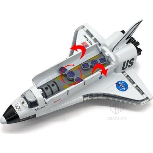 20cm Alloy STS Columbia OV-102 Space Shuttle Model Diecast Space Craft Ship Model Aircraft With Light And Music Toy For Children