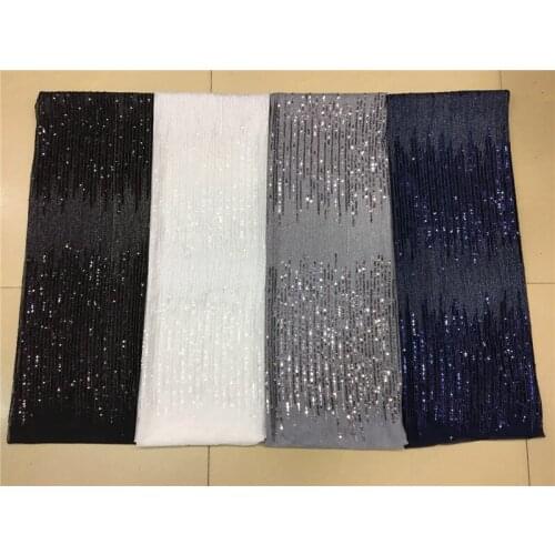 5YARDS BB352 new arrive 4 color best quality sequin embroidery tulle mesh lace fabric for wedding party /sawing