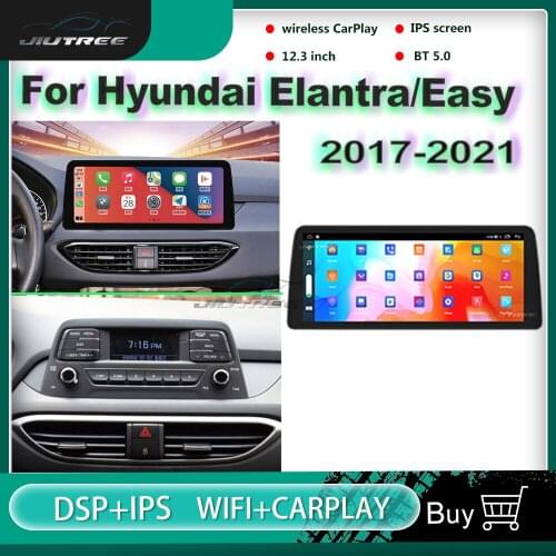 2 Din 12.3 Inch 128G Android Car Radio For Hyundai Elantra Easy 2017-2021 Auto Stereo Multimedia Player GPS Navigation Head Unit