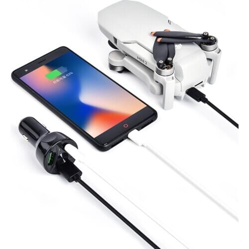Car Charger Discharger For DJI Mini 2 Batteries Remote Control Charging Hub for DJI mini 2 Drone Accessories