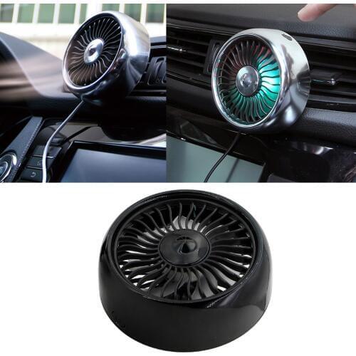 Car Fan Cooler Air Conditioner Water Ice Mini USB Rechargeable Air Cooler