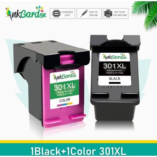 InkGarden Replacement For HP 301 HP 301 XL Compatible For HP 1510 1511 1512 1513 1514 1517 3510 3511 3512 4500 4501 4502 Printer