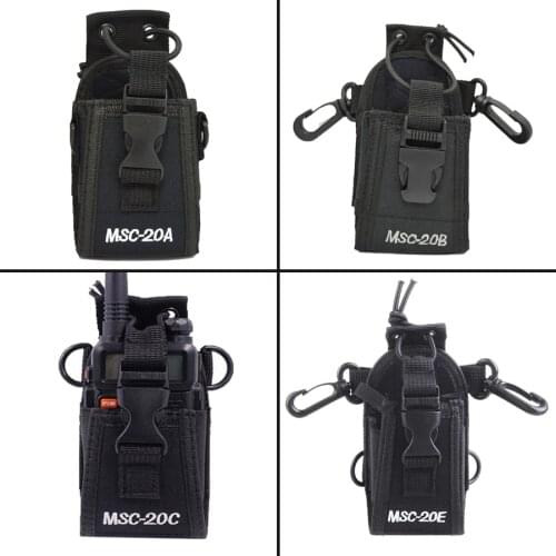 New Nylon Bag Carry Case Radio Case Holder MSC-20A MSC-20B MSC-20C MSC-20E For walkie talkie UV-5R UV-82 BF-888S SKUN TYT