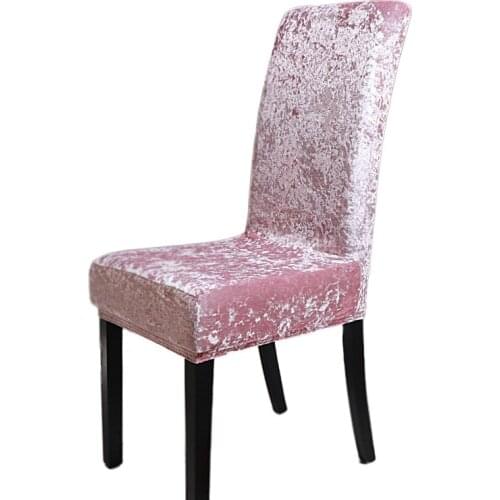Solid Color Chair Cover Stretch Spandex Elastic Slipcovers Chair Covers White For Dining Room Kitchen Wedding Banquet Hotel