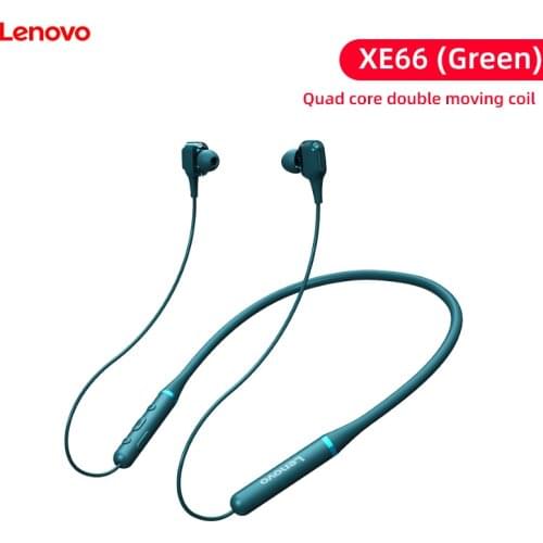 Original Lenovo XE66 Wireless Bluetooth 5.0 Headphones Sport Waterproof Headsets with Mic Noise Cancelling No Delay Earbuds