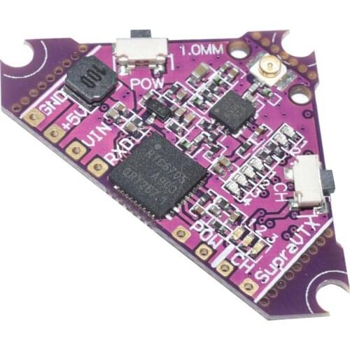 Supra-VTX 5.8G 40CH 25mW 100mW 200mW Switchable FPV Transmitter with Antenna for Brushed Bwhoop Mobula7 FPV Racing Drone