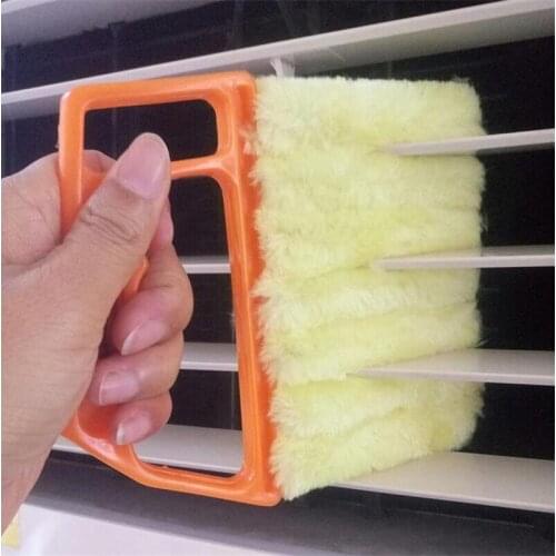 7 Finger Microfiber Venetian Blinds Cleaning Brush Slat Dust Cleaner Cleaning Clip Duster Window Air Conditioner Duster Brushes