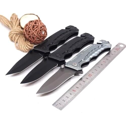 Folding Knife Tactical Survival Pocket Knives Camping Outdoor Hunting Knife multi-function 440 Blade utility EDC Tools