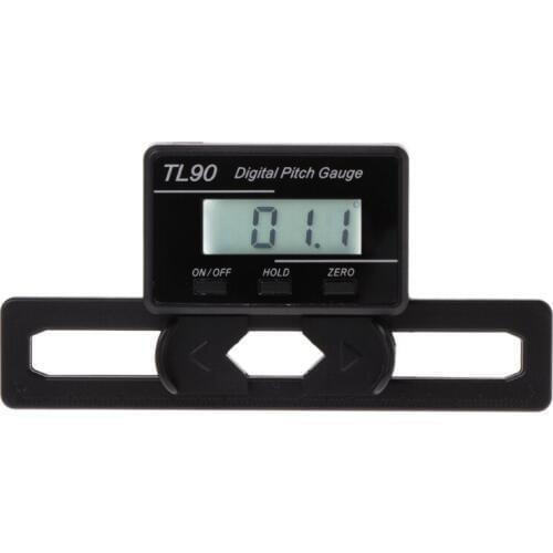 TL90 Digital Pitch Gauge LCD Backlight Display Blades Angle Measurement Tool
