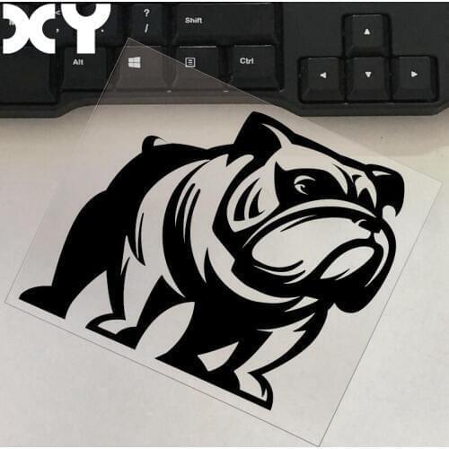 High Quality motorcycle Stickers Decals Car styling Reflective Type Car stickers Bulldog Stickers For Car Bumper Accessories