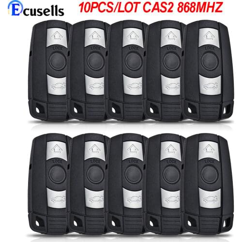 10PCS/LOT Smart Remote Key Fob 3 BUTTON ID7944 CHIP 868MHz For BMW 1 3 5 7 Series X1 X6 Z4 CAS3 CAS3+ SYSTEM WITH ELECTRONICS