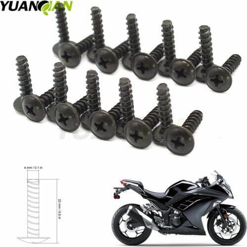 20x High quality 4MM Motorcycle Accessories Fairing body work Bolts FOR KAWASAKI ZXR750 ZXR 750 1989-1995 1990 1991 1992 1993