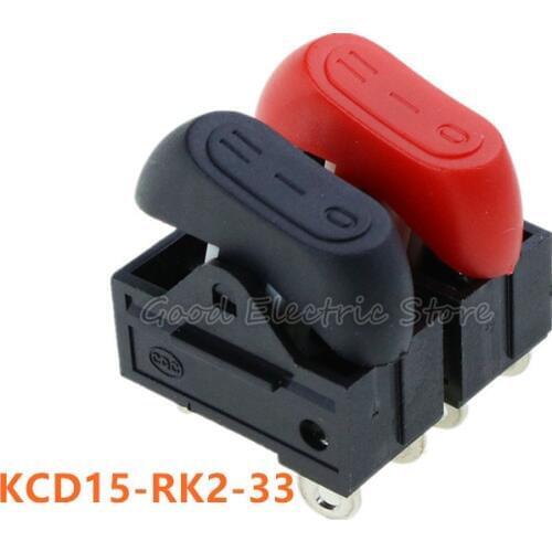 2pcs KCD15-RK2-33 Hair dryer switch,Rocker Switch,3 position ON OFF boat switch KCD15-103