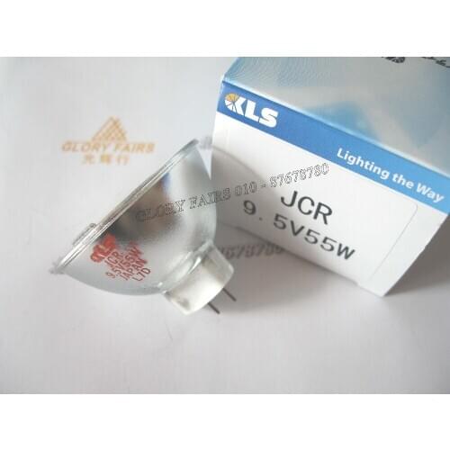 5pcs/lot,KLS JCR 9.5V55W halogen lamp,9.5V 55W reflector photometer bulb,Hunter spectrphotometer analyzer light,TNT EMS Ship