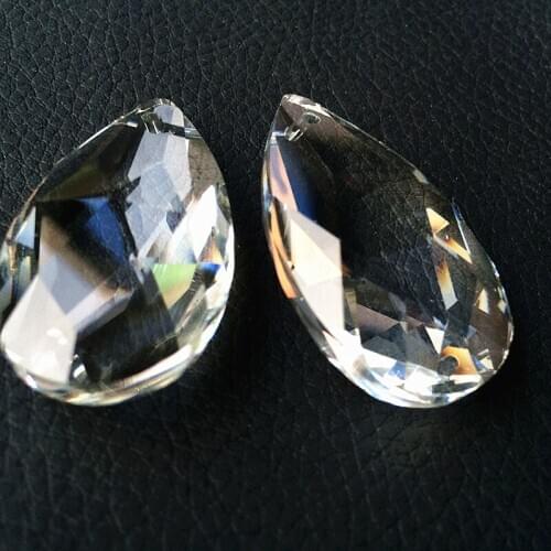 84pcs/lot 63mm Factory Price Clear Crystal water drop Pendants, glass lighting suncatcher decorative accessories free shipping