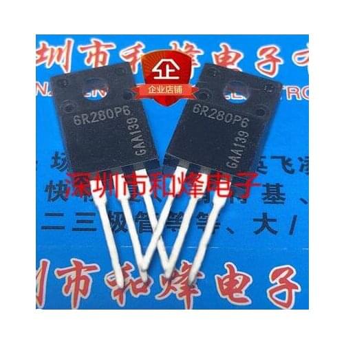 Free shipping 20PCS 6R280P6 IPA60R280P6 TO-220F 650V 39A