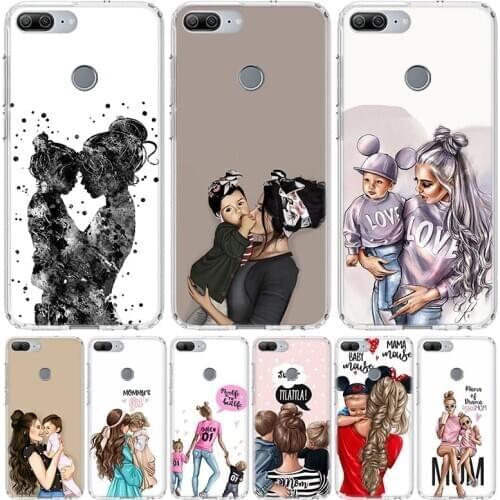 Baby Mom Girls Cover Phone Case for Huawei Y5 Y6 Y7 Y9 2019 Honor 8A 8S 8X 7A 7X 9 10 20 Lite Pro 10i20i V30 Coque Shell