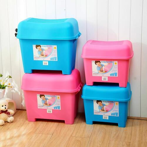 Childrens toys locker lock creative receive stool storage stool plastic stool in shoes waterproof bathroom anti-skid stool