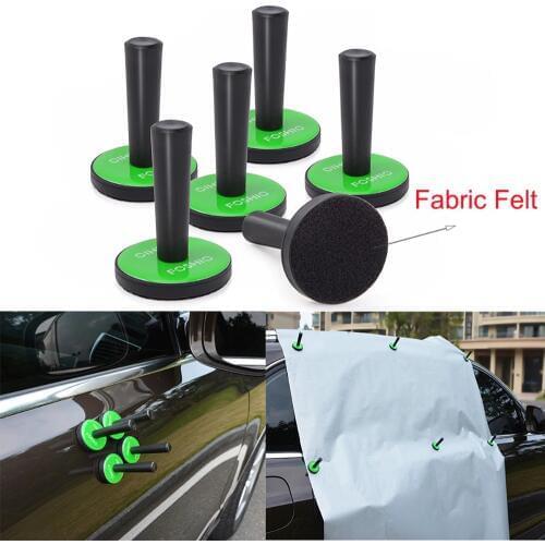 EHDIS 6pcs Magnetic Car Holder Foil Wrapping Vinyl Film Magnet Holder Efficient Strong Suction Auto Carbon Fiber Fixing Tools