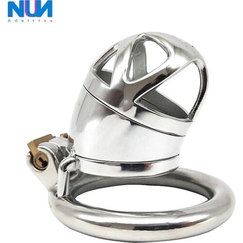 NUUN ring cock metal chastity cage 304 stainless steel chastity device chastity cage penis cage for male sex ptducts