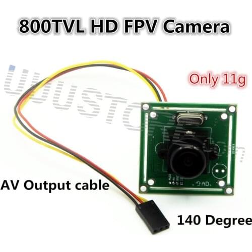 HD 800TVL 140 Degree 3.6MM Mini SONY CCD LENS FPV Camera For RC Helicopter DJI phantom 2 FPV Photography QAV250 Racing drone 11g