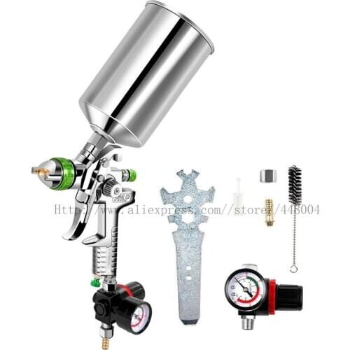 HVLP gravity spray gun air spray gun 2.5mm 1000CC cup professional automotive paint tools