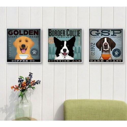 Cute Animal Cartoon Canvas Painting Art Print Poster Picture Wall Paintings Children Baby Bedroom Wall Decoration Home Dceor