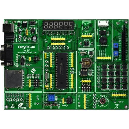 PIC microcontroller learning development board easyPIC-40 + PIC16F877A