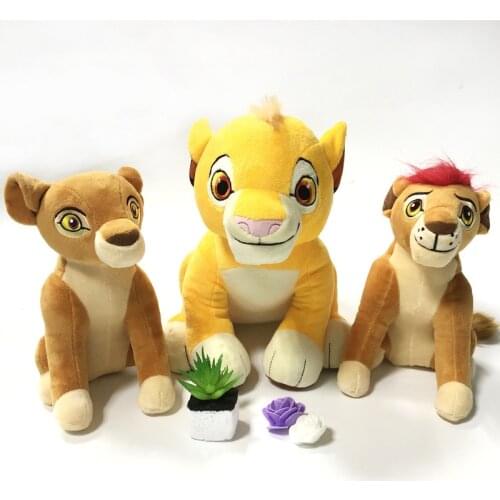 Disney Cute Kawaii Simba Nala The Lion King Action Figurescartoon Little Plush Stuffed Animal Toy Birthday Gift For Children Toy