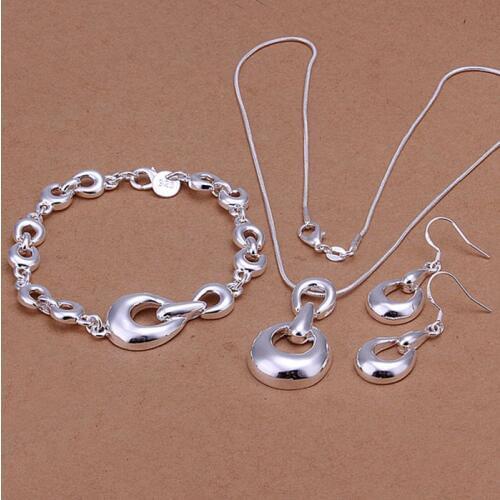 Sets Silver Plated Sets Silver Trendy Beautiful Sets Horse Hoof Jewelry Wholesale Free Shipping zmvc LS346