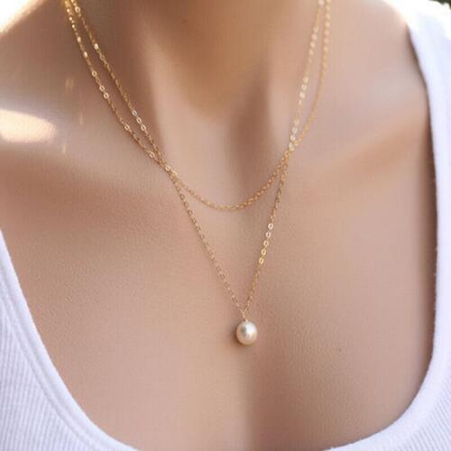 Bib Choker Hot Fashion Pearl Women Statement Necklace Jewelry Chain Pendant Necklace Vintage Accessary