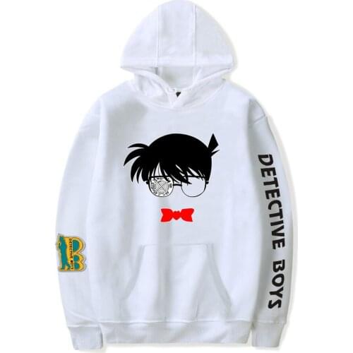 New Detective Conan Hoodies Sweatshirt Men Women Novelty Popular Harajuku Hoodies Trend Anime Conan Cartoon Pullovers Hooded