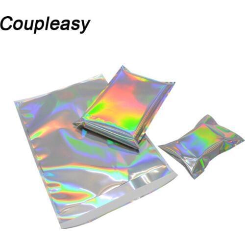 100Pcs Laser Color Plastic Envelope Colorful Poly Mailer New Design Shipping Bags Mailer Self-seal Adhesive Courier Storage Bags
