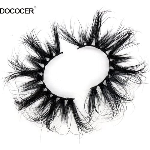 Fluffy Mink Lashes Short Messy Wispy Natural Eyelashes 15mm-25mm Hamdmade Real 3D Mink Eyelashes Makeup False Lashes