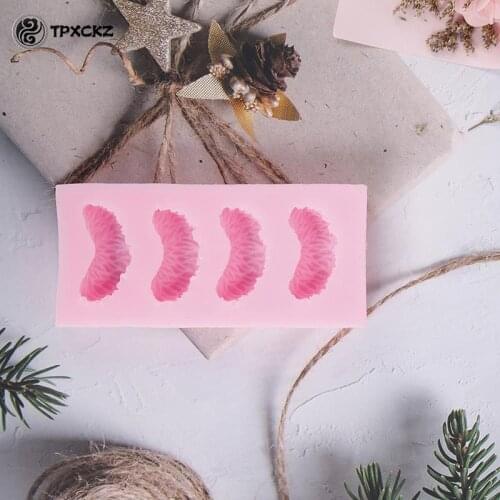 Pink Four Oranges Silicone Fruit Mold Chocolate Biscuit Candy Jewelry Cake Mold
