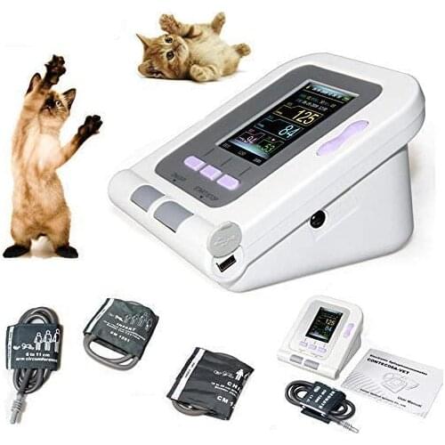 Most Popular Pet Hospital Vet Sphygmomanometer Veterinary Blood Pressure Monitor For Home Use