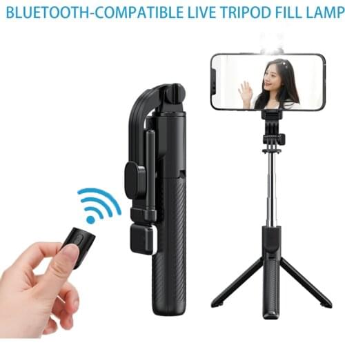 Bluetooth-compatible Selfie Stick Tripod With Remote Control For Huawei Samsung Vivo Android Mobile Monopod Selfie Stick Shutter